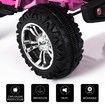 Kids Ride on Car Remote Control Electric Off Road Truck Jeep w/Built-in Songs - Pink