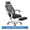 Executive High Back Office Computer Mesh Work Chair w/Retractable Footrest