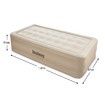Bestway Single Air Bed 51cm Inflatable Blow Up Mattress w/Built-in Pump & Travel Bag