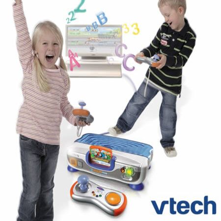 VTech V.smile V-motion Active Learning System With 5 Games for sale online 