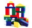 Melissa & Doug 100 Piece Wood Blocks - Colorful Shaped Blocks