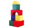 Melissa & Doug 100 Piece Wood Blocks - Colorful Shaped Blocks