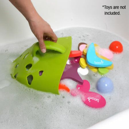 boon FROG POD Bath Toy Scoop Drain and Storage