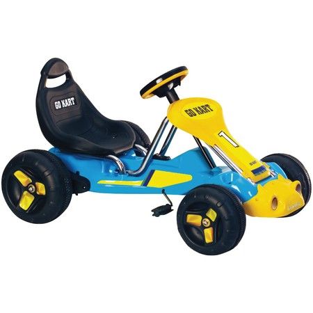 Kids Ride On Pedal Powered Go Kart Childrens Toy Bike Blue