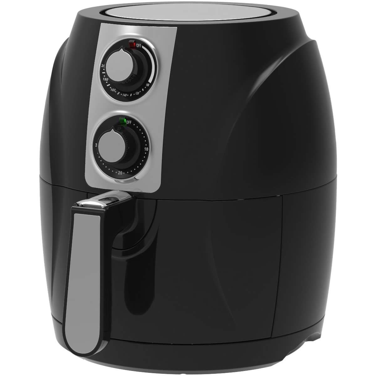 3L Turbo Air Fryer Cooker 1400W - Black