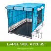 Cage Cover Enclosure for Wire Dog Cage Crate 36 inches BLUE