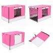 Cage Cover Enclosure for Wire Dog Cage Crate 36 inches PINK