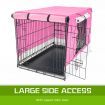 Cage Cover Enclosure for Wire Dog Cage Crate 36 inches PINK