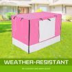 Cage Cover Enclosure for Wire Dog Cage Crate 48 inches PINK