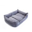 Pet Dog Cat Sofa Couch Cushion Bed HUSK L GREY