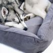 Pet Dog Cat Sofa Couch Cushion Bed HUSK S GREY