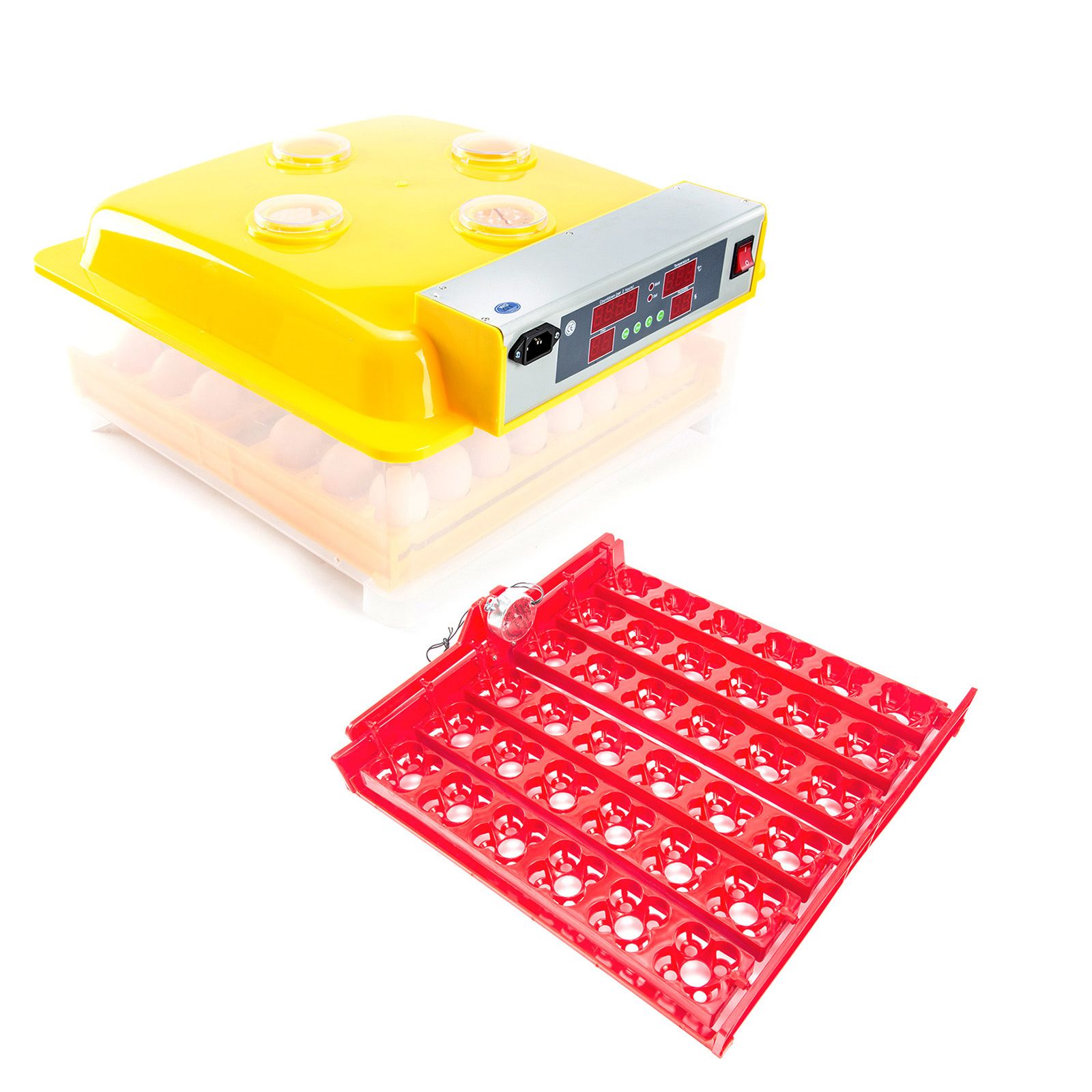 Eggs Digital Hatch Incubator Chicken Quail 36 Eggs Tray