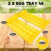 Eggs Digital Hatch Incubator Chicken Quail 96 Eggs Tray