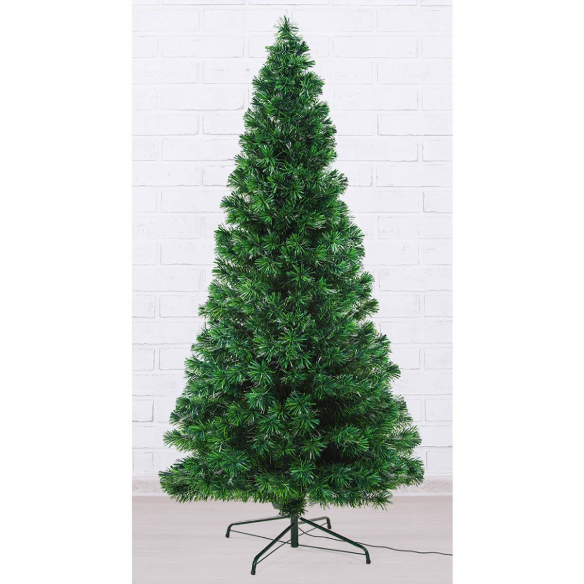 Fibre Optic LED Xmas Christmas Tree 5Ft 213 Branches + Bauble Balls