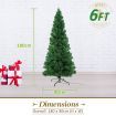 Fibre Optic LED Xmas Christmas Tree 6Ft 300 Branches + Bauble Balls