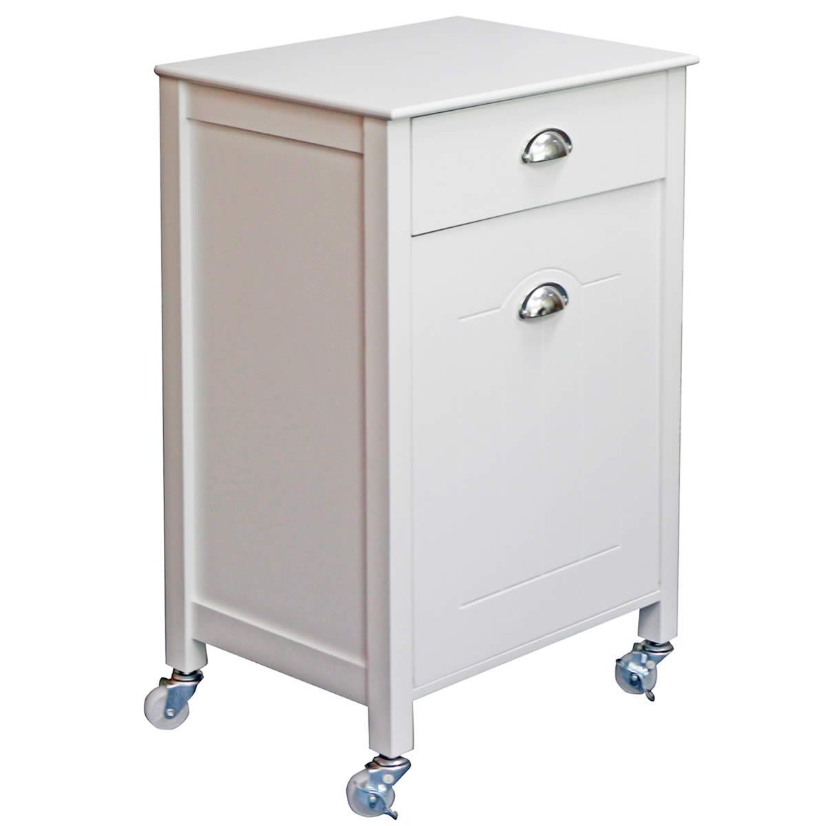 Twin Bin Kitchen Trolley with Drawer
