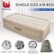 Bestway Single Air Bed 51cm Inflatable Blow Up Mattress w/Built-in Pump & Travel Bag