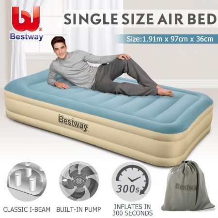single bed blow up mattress big w