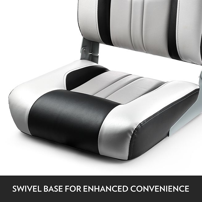 OGL 2 x Allweather Folding Swivel Marine Fishing Boat Seats Chairs