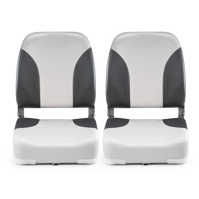 Pair of Fishing Boat Seat Captains Boat Chair Tall Back with Swivel