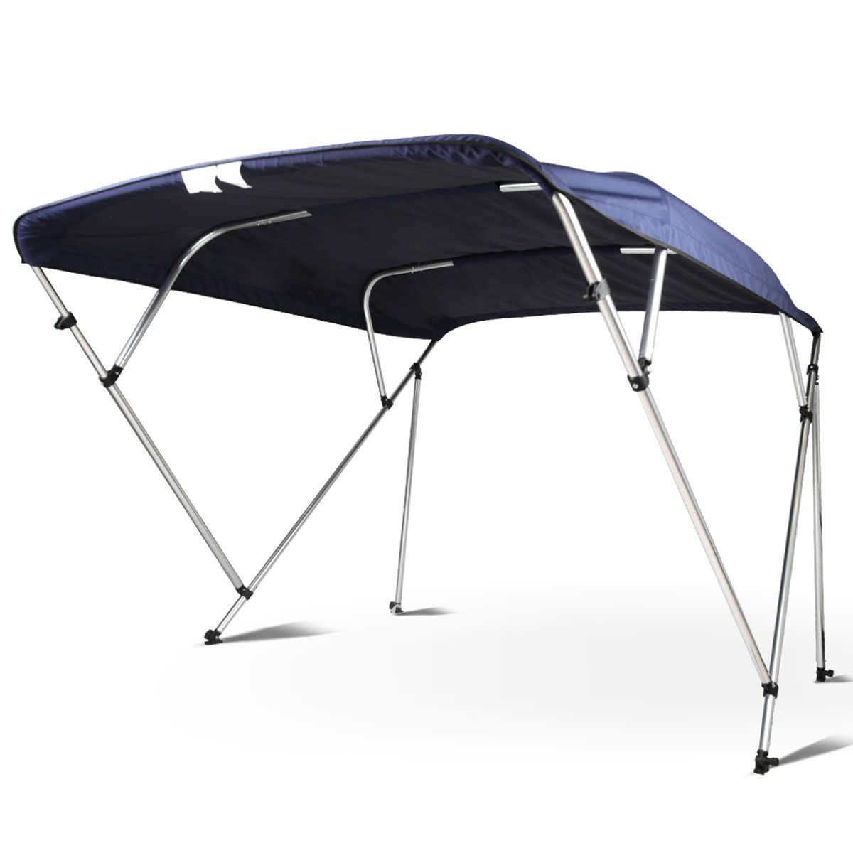 2M 4bow Bimini Top with Zipper Storage Bag Navy Crazy Sales