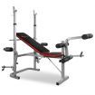 7-in-1 Weight Bench with 4 Adjustable Incline Levels - Grey