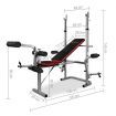 7-in-1 Weight Bench with 4 Adjustable Incline Levels - Grey