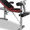 7-in-1 Weight Bench with 4 Adjustable Incline Levels - Grey
