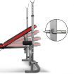 7-in-1 Weight Bench with 4 Adjustable Incline Levels - Grey