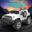 Kids Ride on Jeep Truck Off Road Car 12V Remote Electric Children Toy - White