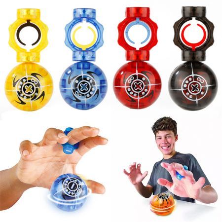 Finger Magic Magnetic Induction Ball Dazzling Light Toys Kids Children ...