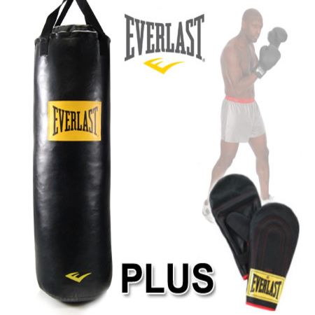 Everlast Heavy Bag and Punching Mitt - 0 | Crazy Sales