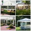 OGL 3x9m Outdoor Canopy Gazebo Party Wedding Tent Waterproof Marquee w/8 Removable Walls