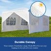 OGL 3x9m Outdoor Canopy Gazebo Party Wedding Tent Waterproof Marquee w/8 Removable Walls