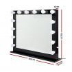 Makeup Mirror Frame with LED Lights 65x80cm - Black