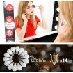 Makeup Mirror Frame with LED Lights 65x80cm - Black