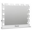 Makeup Mirror Frame with LED Lights 65x80cm - White