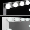 Makeup Mirror Frame with LED Lights 65x80cm - White