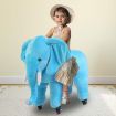 Kids Ride On Elephant with Saddle Pad