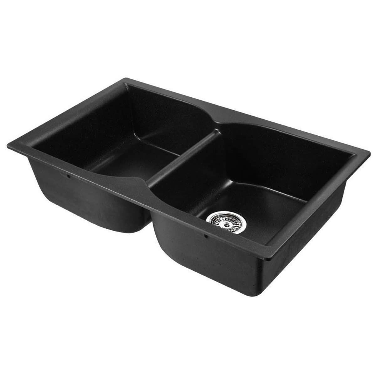 Stone Kitchen Sink 860x500 - Black
