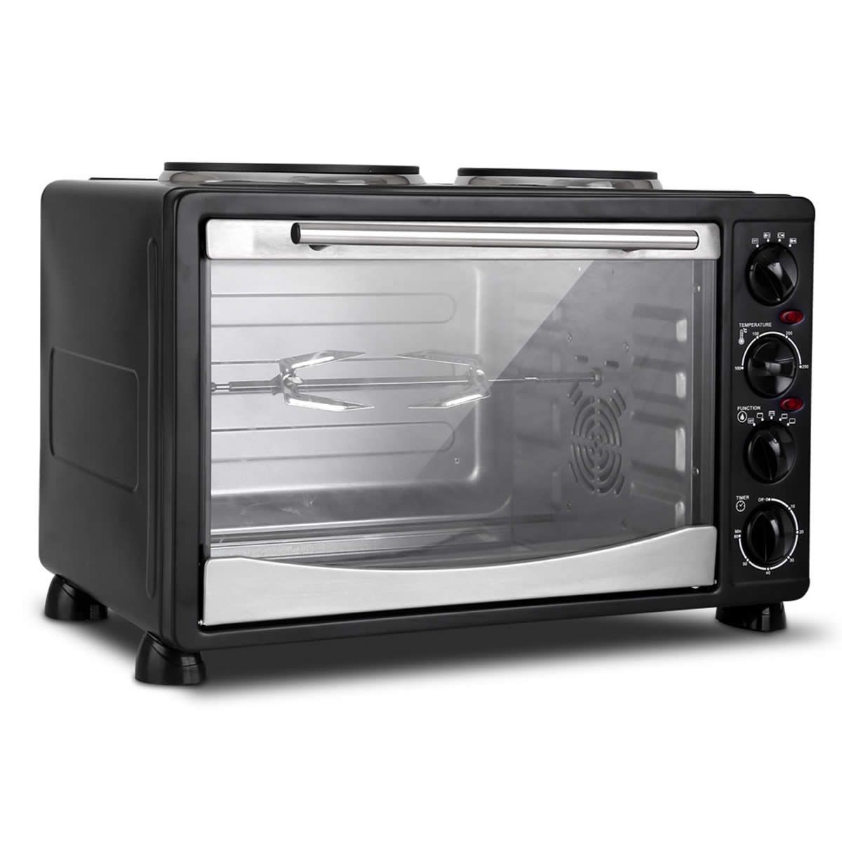 34L Portable Convection Oven Black