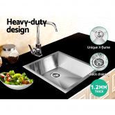 Cefito Kitchen Sink 45X39CM Stainless Steel Basin Single Bowl Silver