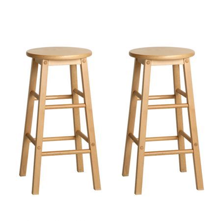 tall wooden bar stools