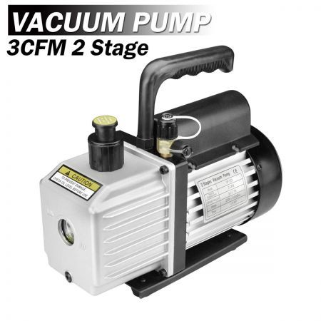 refrigeration 3cfm stages conditioning 3hp vacuum pump air