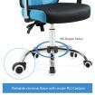 Adjustable Breathable Ergo Mesh Office Computer Chair w/ Lumbar Support - Black