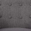 Keezi Kids Sofa Armchair Grey Linen Lounge Nordic French Couch Children Room