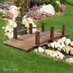 Gardeon Garden Decor Outdoor Ornament Wooden Bridge 160cm