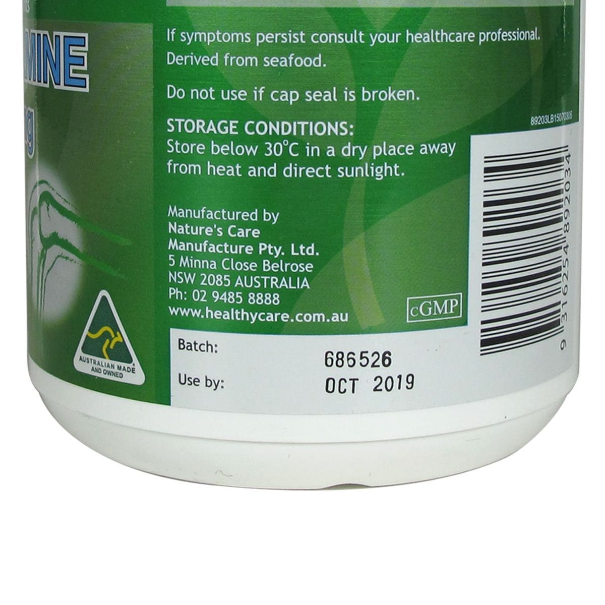 Healthy Care Glucosamine HCL 1000mg 200 Capsules Crazy Sales