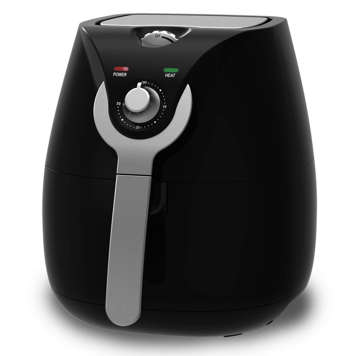 3.4 Litre Air Fryer With Bonus Baking Tray - Black