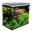 Aquarium Curved Glass RGB LED Fish Tank Set Filter Pump 52L